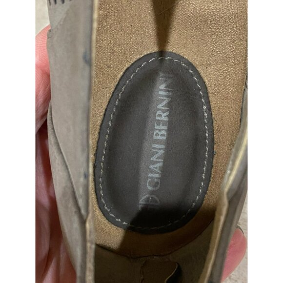 Giani Bernini Alanny Peep-Toe Bootie Taupe Heels Size 7 - Picture 6 of 8
